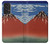 S2390 Katsushika Hokusai Fuji Rouge Etui Coque Housse pour Samsung Galaxy A53 5G