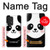 S2662 Panda mignon Dessin animé Etui Coque Housse pour Samsung Galaxy A53 5G