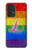 S2900 Arc en ciel LGBT Fierté lesbienne Drapeau Etui Coque Housse pour Samsung Galaxy A53 5G