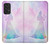 S2992 Princesse Pastel Silhouette Etui Coque Housse pour Samsung Galaxy A53 5G