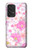 S3036 Flore de fleur rose douce Etui Coque Housse pour Samsung Galaxy A53 5G