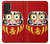 S3045 Japon Bonne chance Daruma Poupée Etui Coque Housse pour Samsung Galaxy A53 5G
