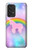 S3070 Arc en ciel pastel ciel Licorne Etui Coque Housse pour Samsung Galaxy A53 5G