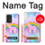 S3070 Arc en ciel pastel ciel Licorne Etui Coque Housse pour Samsung Galaxy A53 5G