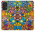 S3281 Motif coloré Hippie Fleurs Etui Coque Housse pour Samsung Galaxy A53 5G