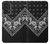 S3363 Motif Bandana Noir Etui Coque Housse pour Samsung Galaxy A53 5G