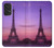 S3447 Paris Eiffel Le coucher du soleil Etui Coque Housse pour Samsung Galaxy A53 5G