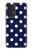 S3533 Bleu à pois Etui Coque Housse pour Samsung Galaxy A53 5G