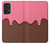 S3754 Cornet de crème glacée à la fraise Etui Coque Housse pour Samsung Galaxy A53 5G