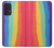 S3799 Arc-en-ciel aquarelle vertical mignon Etui Coque Housse pour Samsung Galaxy A53 5G