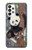 S3793 Peinture de neige mignon bébé panda Etui Coque Housse pour Samsung Galaxy A73 5G