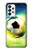 S3844 Ballon de football de football rougeoyant Etui Coque Housse pour Samsung Galaxy A73 5G
