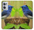 S3839 Oiseau bleu du bonheur Oiseau bleu Etui Coque Housse pour OnePlus Nord CE 2 5G