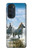 S0250 Cheval Blanc Etui Coque Housse pour Motorola Edge 30 Pro