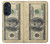 S0702 Dollars d'argent Etui Coque Housse pour Motorola Edge 30 Pro