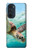 S1377 Océan tortue de mer Etui Coque Housse pour Motorola Edge 30 Pro