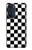 S1611 Échiquier Damier Noir Blanc Etui Coque Housse pour Motorola Edge 30 Pro