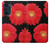 S2478 fleur rouge Daisy Etui Coque Housse pour Motorola Edge 30 Pro