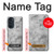 S2845 Texture en marbre gris Etui Coque Housse pour Motorola Edge 30 Pro