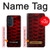 S2879 Rouge Arowana écailles de poisson Etui Coque Housse pour Motorola Edge 30 Pro