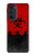 S2917 Biohazards Virus Alert Rouge Etui Coque Housse pour Motorola Edge 30 Pro