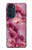 S3052 Rose Marbre Imprimé graphique Etui Coque Housse pour Motorola Edge 30 Pro