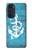 S3053 Marin Blue Anchor Etui Coque Housse pour Motorola Edge 30 Pro