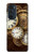 S3172 Horloge or Etui Coque Housse pour Motorola Edge 30 Pro