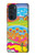 S3407 hippie Art Etui Coque Housse pour Motorola Edge 30 Pro