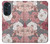 S3716 Motif floral rose Etui Coque Housse pour Motorola Edge 30 Pro