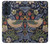 S3791 William Morris Strawberry Thief Fabric Etui Coque Housse pour Motorola Edge 30 Pro