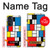 S3814 Composition de dessin au trait Piet Mondrian Etui Coque Housse pour Motorola Edge 30 Pro