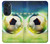 S3844 Ballon de football de football rougeoyant Etui Coque Housse pour Motorola Edge 30 Pro