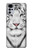 S2553 Tigre blanc Etui Coque Housse pour Motorola Moto G22