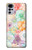 S3705 Fleur florale pastel Etui Coque Housse pour Motorola Moto G22