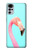 S3708 Flamant rose Etui Coque Housse pour Motorola Moto G22