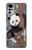 S3793 Peinture de neige mignon bébé panda Etui Coque Housse pour Motorola Moto G22