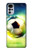 S3844 Ballon de football de football rougeoyant Etui Coque Housse pour Motorola Moto G22