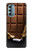 S0270 chocolat Etui Coque Housse pour Motorola Moto G Stylus 5G (2022)