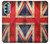 S2303 Drapeau britannique UK Millésime Etui Coque Housse pour Motorola Moto G Stylus 5G (2022)