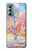 S2450 Van Gogh Fleur de Pêcher Etui Coque Housse pour Motorola Moto G Stylus 5G (2022)