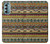 S2860 Boho Hippie Motif aztèque Etui Coque Housse pour Motorola Moto G Stylus 5G (2022)