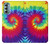 S2884 Tie Dye Swirl couleur Etui Coque Housse pour Motorola Moto G Stylus 5G (2022)