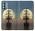 S2897 Pirate Ship Lune Nuit Etui Coque Housse pour Motorola Moto G Stylus 5G (2022)