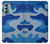 S2958 Armée Bleu Camo Camouflage Etui Coque Housse pour Motorola Moto G Stylus 5G (2022)
