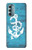 S3053 Marin Blue Anchor Etui Coque Housse pour Motorola Moto G Stylus 5G (2022)