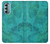 S3147 Aqua Marbre Pierre Etui Coque Housse pour Motorola Moto G Stylus 5G (2022)