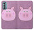 S3269 Porc Dessin animé Etui Coque Housse pour Motorola Moto G Stylus 5G (2022)