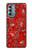 S3354 Rouge classique Bandana Etui Coque Housse pour Motorola Moto G Stylus 5G (2022)