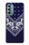 S3357 Marine Bleu Bandana Motif Etui Coque Housse pour Motorola Moto G Stylus 5G (2022)